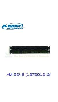 AM-3648 (1370515-2) AMP CAT6 PATCH PANEL 48 PORT 0