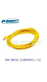 AM-36X1 (18592yy-4) AMP สาย Patch Cord Cat6, 4Ft