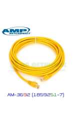 AM-36X2 (18592yy-7) AMP สาย Patch Cord Cat6, 7Ft