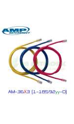 AM-36X3 (1-1859yy-0) AMP สาย Patch Cord Cat6, 10Ft 0