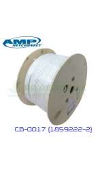 CB-0017 (1859222-2) AMP สายแลน CAT6A, 23AWG, CM, White 