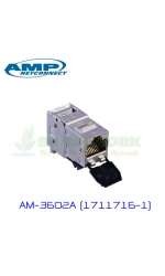 AM-3602A (1711716-1) AMP เต้ารับตัวเมีย CAT6A MODULAR JACK SHIELD