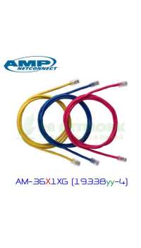 AM-36x1XG (19338yy-4)  AMP FTP PATCH CORD CABLE CAT6A, XG 4Ft 0