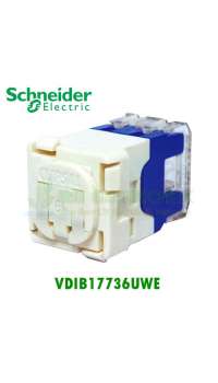 VDIB17736UWE เต้ารับ CAT6 SCHNEIDER S-Classic มีม่านปิด 0