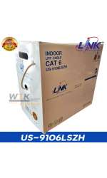 สายแลน Link Cat6 US-9106LSZH ยาว 305 เมตร 