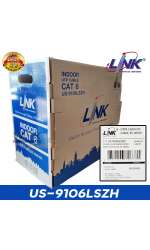 สายแลน Link Cat6 US-9106LSZH ยาว 305 เมตร 